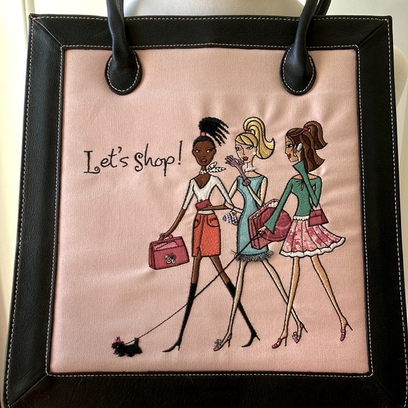 Mary Kay The Girlfriends Collection Shoulder Bag Black/Pink - Picture 2 of 8